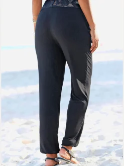 Pantalons de plage avec ceinture élastique et poches