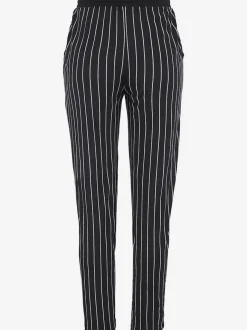 Pantalons de plage légers avec ceinture élastique rayée