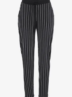 Pantalons de plage légers avec ceinture élastique rayée
