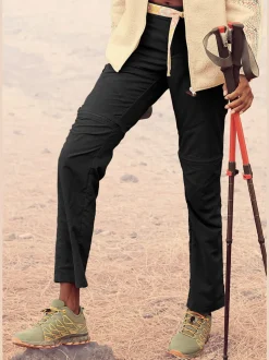 Pantalons de trekking ajustables avec poches pratiques et élastiques