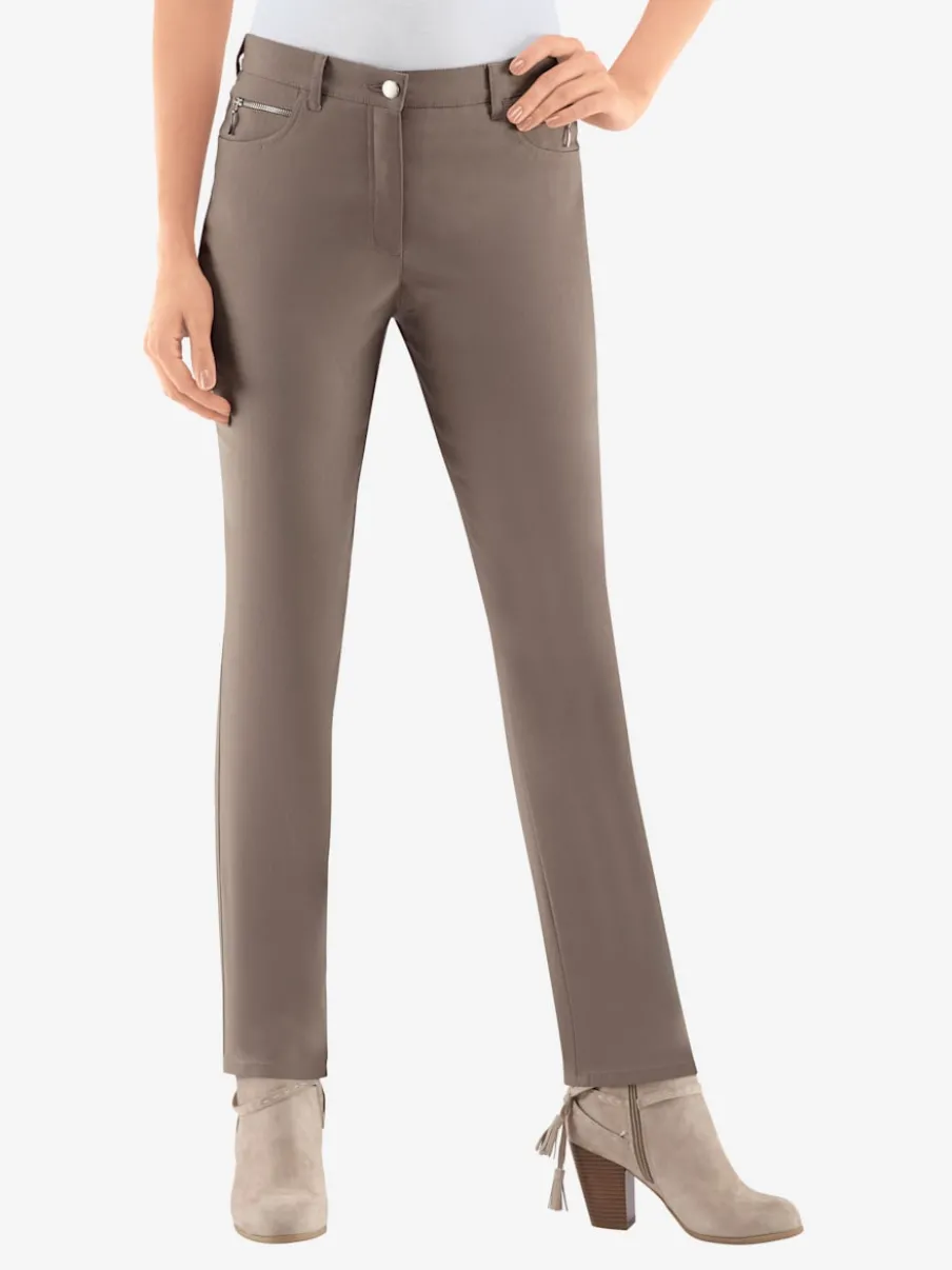 Pantalons d'hiver femme coupe indémodable avec poches pratiques