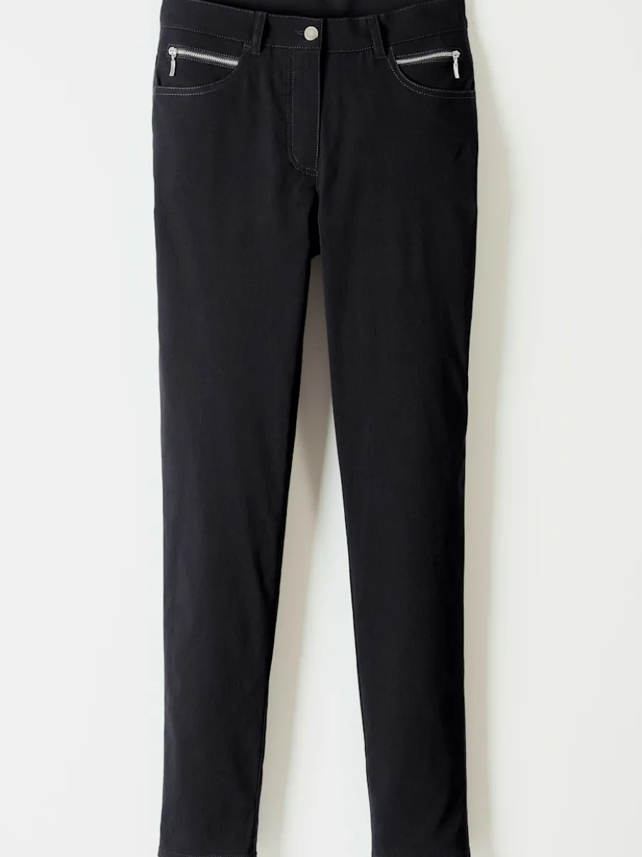 Pantalons d'hiver femme coupe indémodable avec poches pratiques