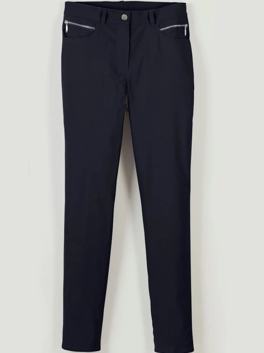 Pantalons d'hiver femme coupe indémodable avec poches pratiques