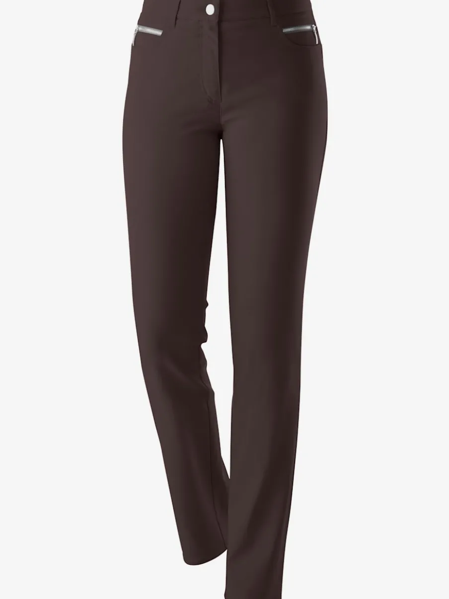 Pantalons d'hiver femme coupe indémodable avec poches pratiques