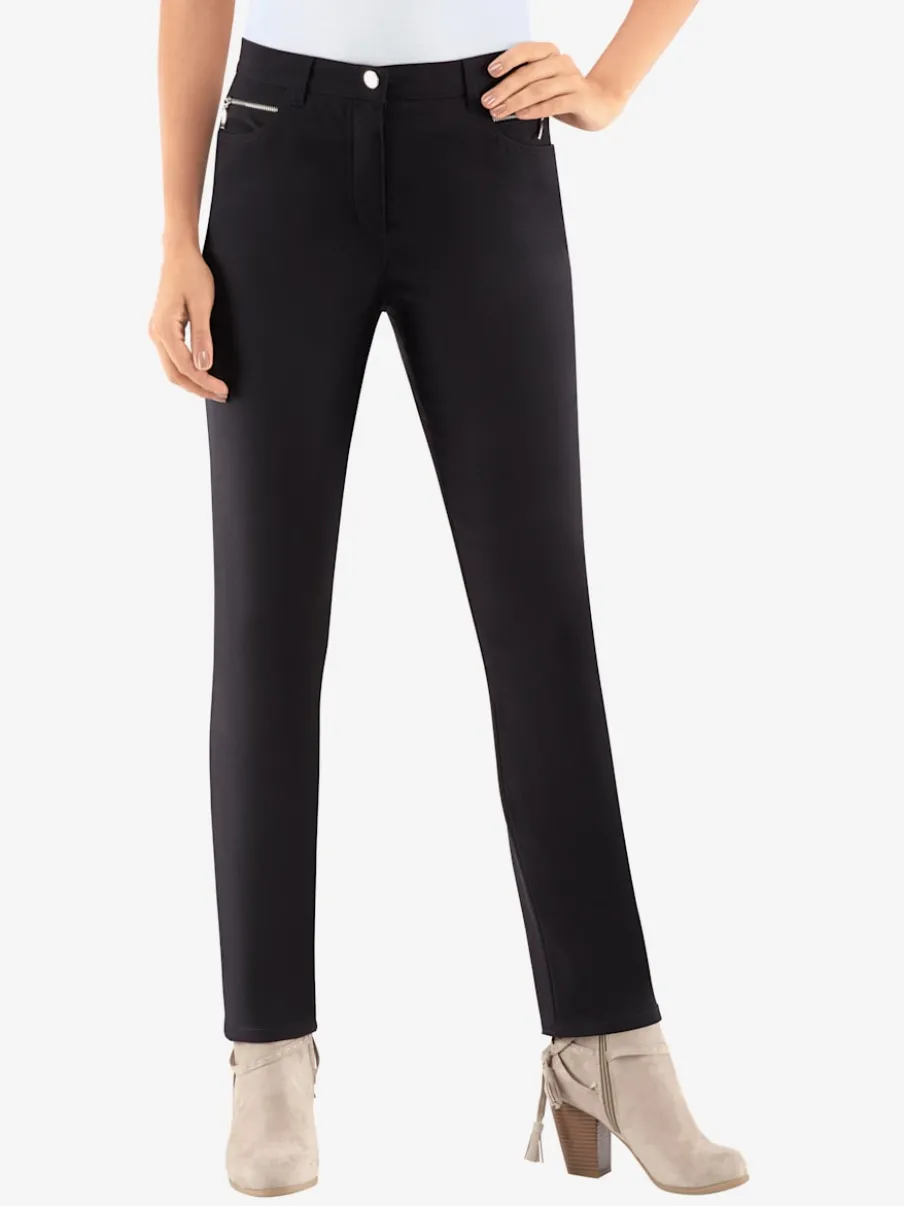 Pantalons d'hiver femme coupe indémodable avec poches pratiques