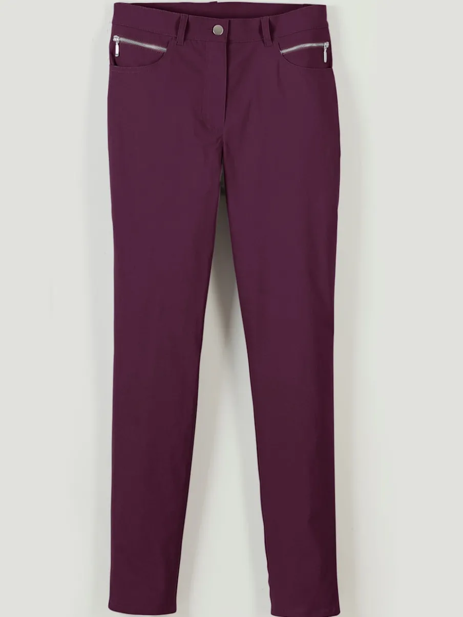 Pantalons d'hiver femme coupe indémodable avec poches pratiques