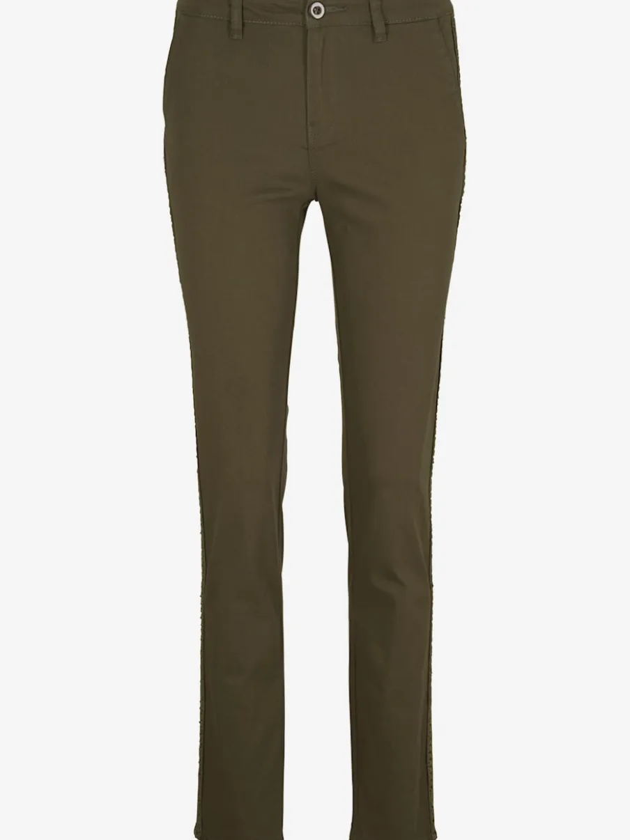 Pantalons droits avec poches et ceinture pratique