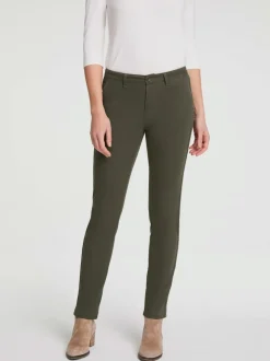 Pantalons droits avec poches et ceinture pratique