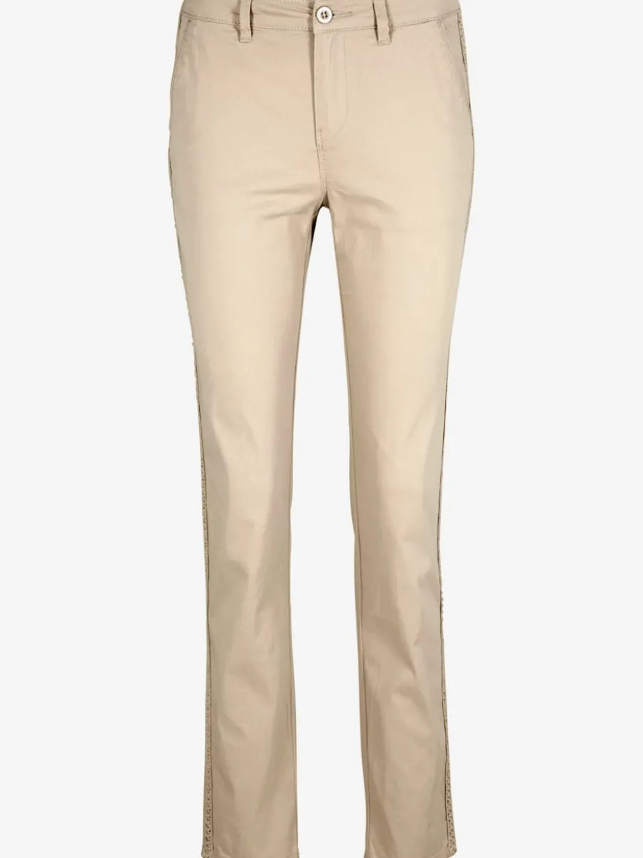Pantalons droits avec poches et ceinture pratique
