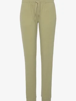 Pantalons détente en coton doux avec ceinture élastique