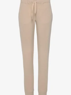 Pantalons détente en coton doux avec ceinture élastique