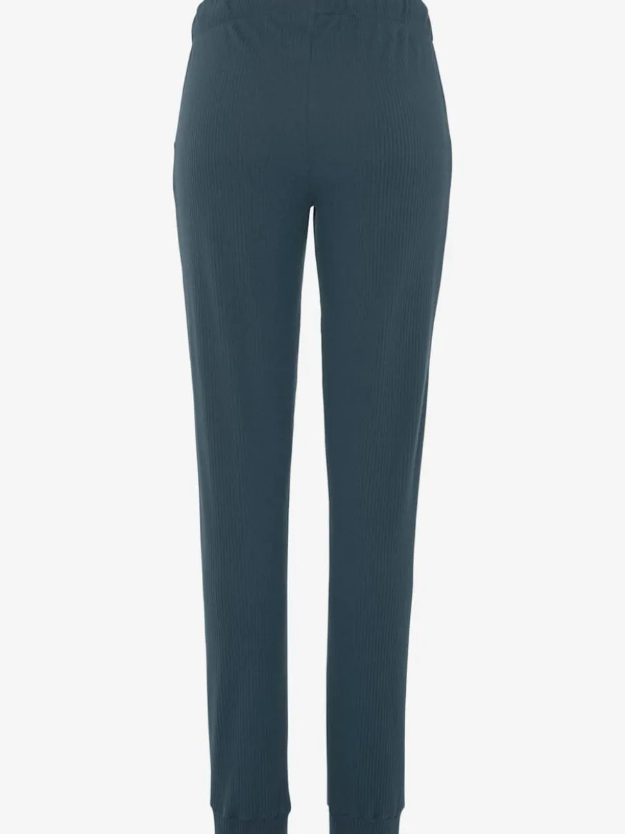Pantalons détente en coton doux avec ceinture élastique