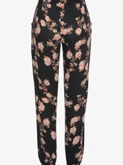 Pantalons d'été légers avec impression florale et poches