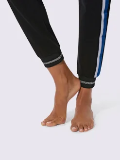 Pantalons à empiècements contrastés avec poches zippées