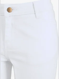 Pantalons 3/4 en coton avec fentes et poches