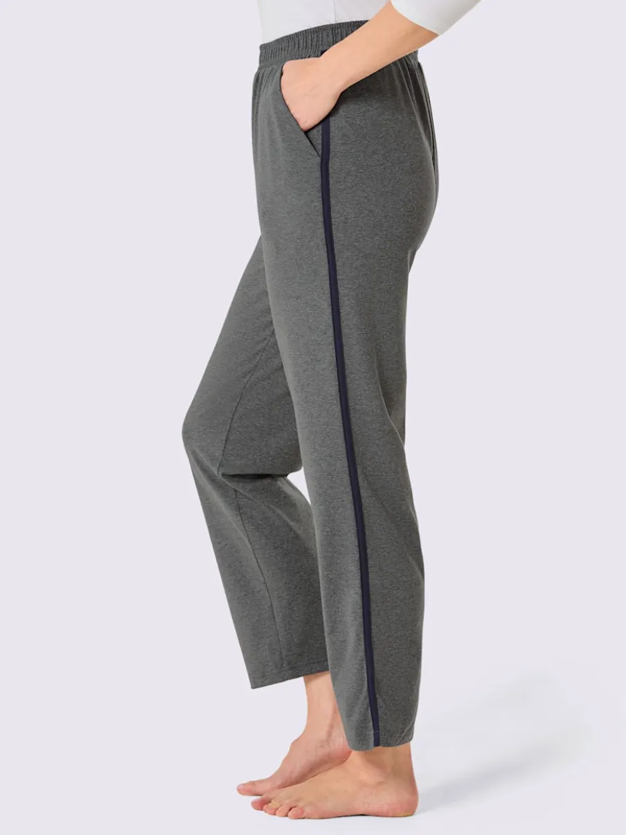 Pantalons en jersey avec ceinture élastique et poches