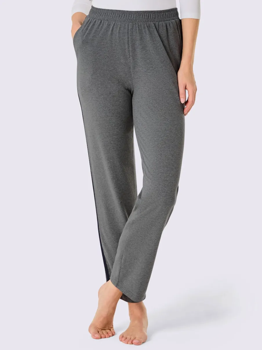 Pantalons en jersey avec ceinture élastique et poches