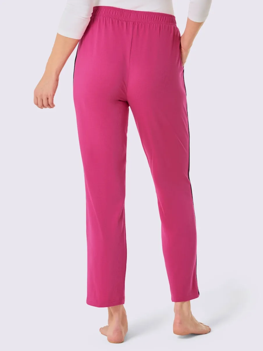 Pantalons en jersey avec ceinture élastique et poches
