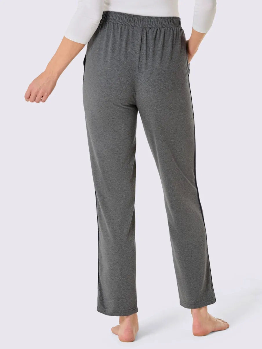 Pantalons en jersey avec ceinture élastique et poches