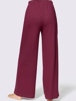 Pantalons en jersey avec ceinture élastique et poches