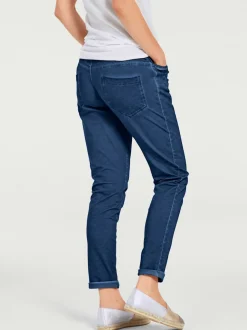 Pantalons en jersey coupe carotte avec poches fendues