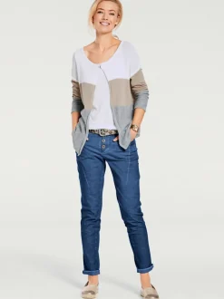 Pantalons en jersey coupe carotte avec poches fendues