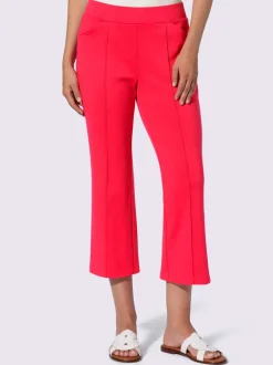 Pantalons en jersey à jambes évasées avec poches