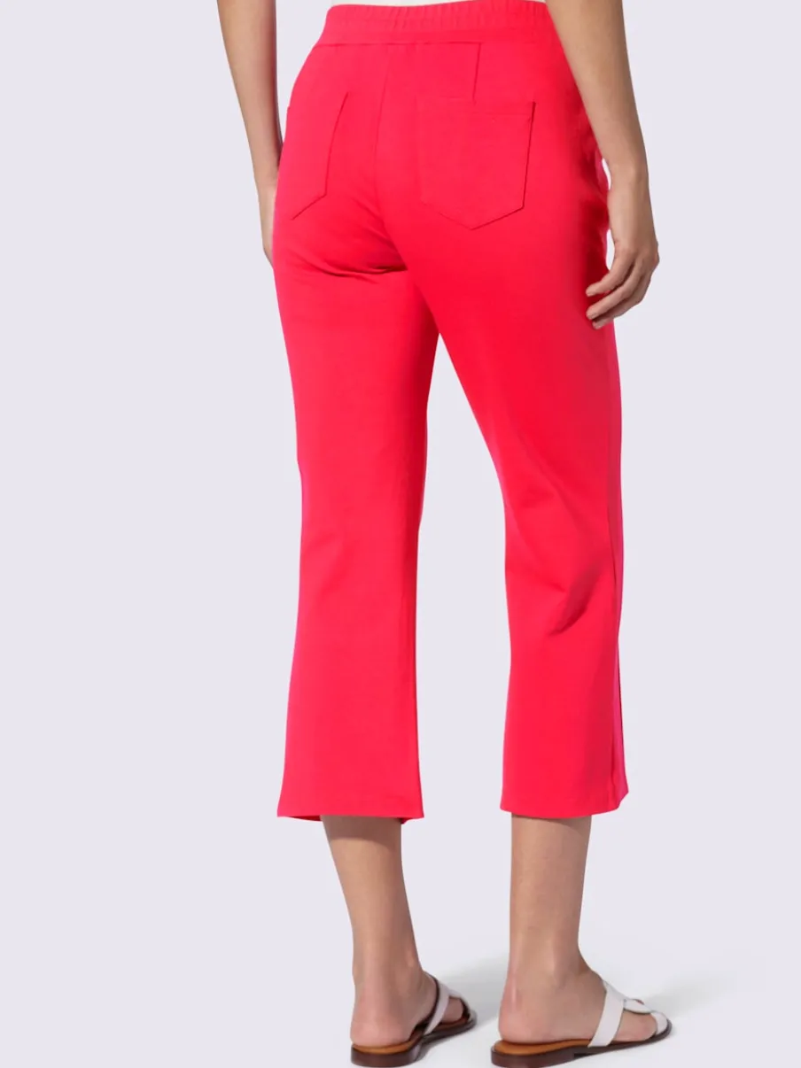 Pantalons en jersey à jambes évasées avec poches
