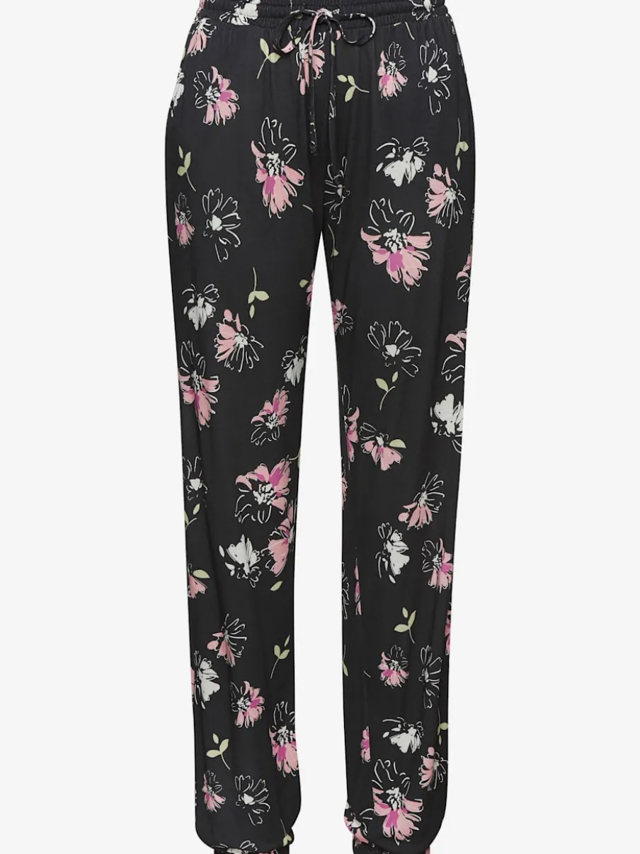 Pantalons en jersey à poches et bas élastiqués