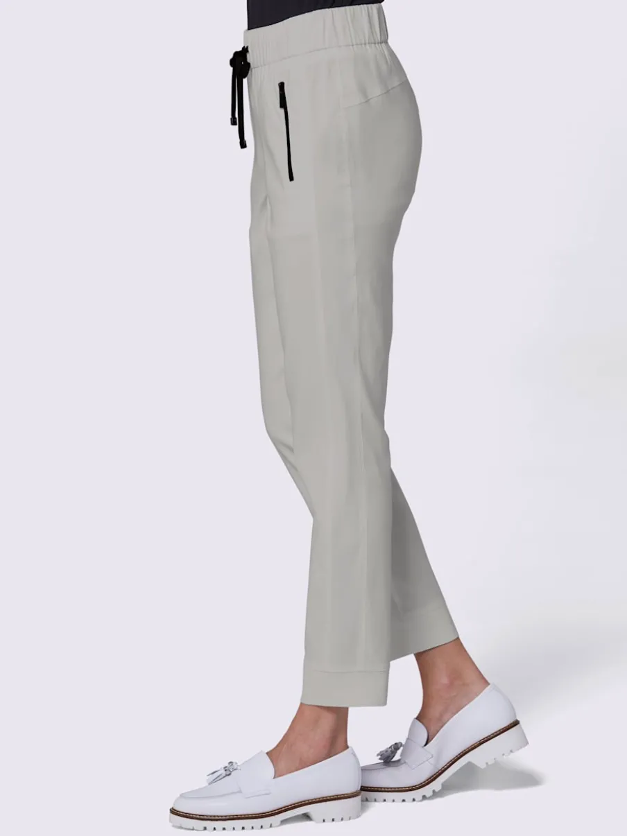 Pantalons en lyocell respirant avec ceinture élastique confortable