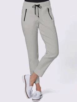 Pantalons en lyocell respirant avec ceinture élastique confortable