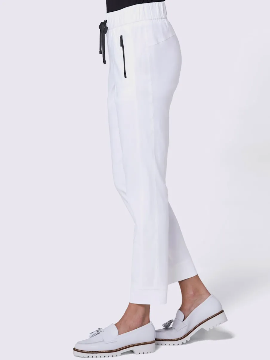 Pantalons en lyocell respirant avec ceinture élastique confortable