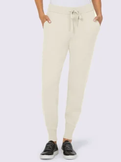 Pantalons en tricot avec ceinture élastique et poches