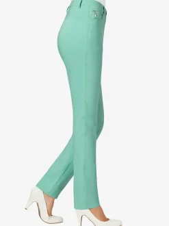Pantalons extensibles avec poches zippées et passants