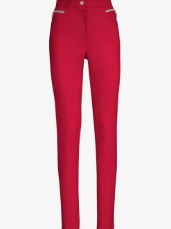 Pantalons extensibles avec poches zippées et passants