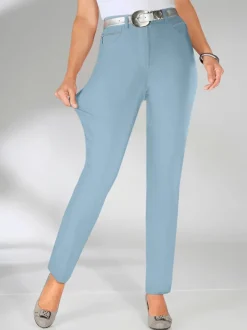 Pantalons extensibles avec poches zippées et passants