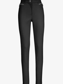 Pantalons extensibles avec poches zippées et passants
