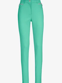 Pantalons extensibles avec poches zippées et passants