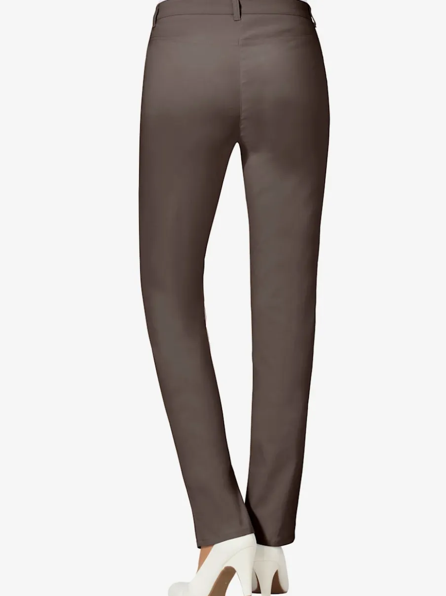 Pantalons extensibles avec poches zippées et passants