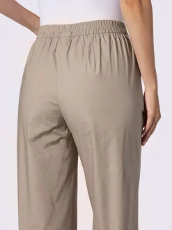 Pantalons jambes larges avec poches et ceinture élastique