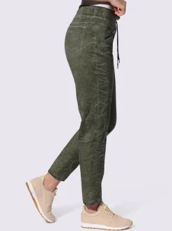 Pantalons jogging avec poches zippées et ceinture élastique