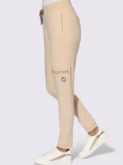 Pantalons jogpants avec poches et détails scintillants
