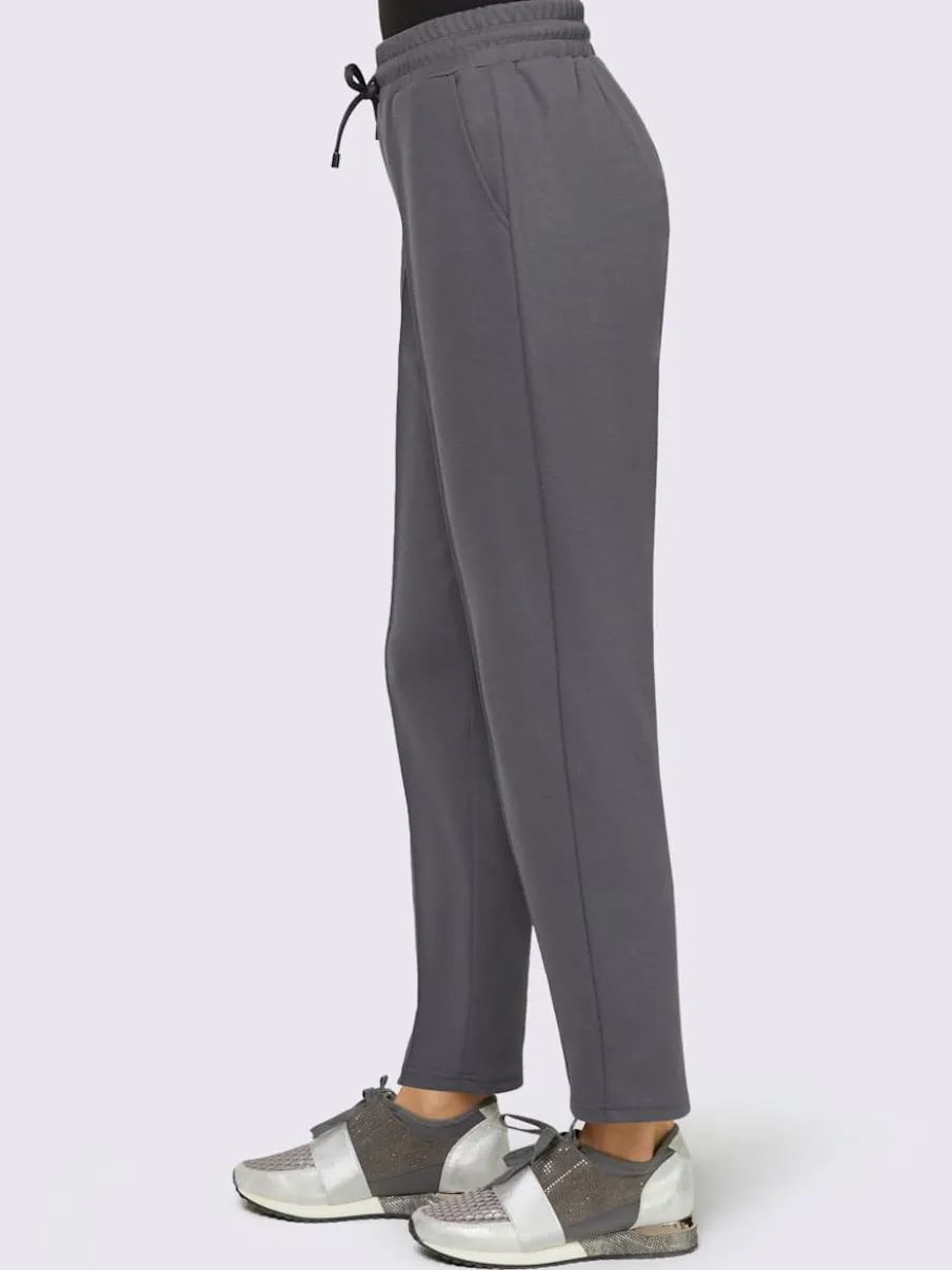 Pantalons jogpants avec taille élastique et poches latérales