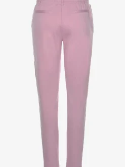 Pantalons jogpants doux à rayures et bords-côtes