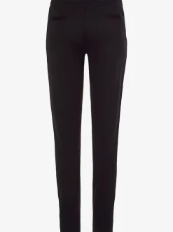 Pantalons jogpants doux à rayures et bords-côtes