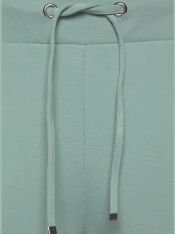 Pantalons jogpants doux à rayures et bords-côtes