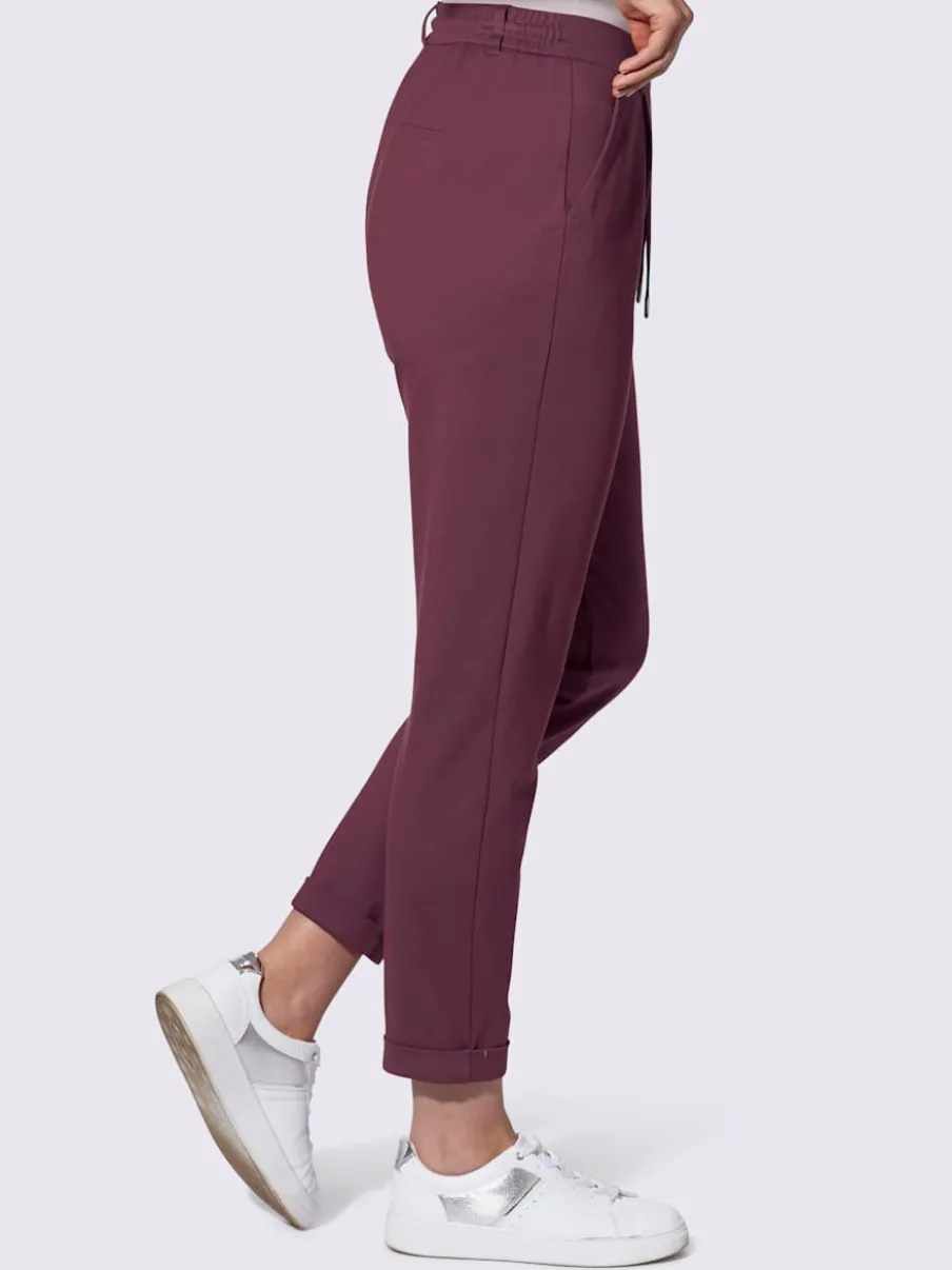 Pantalons jogpants en jersey avec poches et détails raffinés