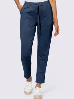 Pantalons jogpants en jersey avec poches et détails raffinés