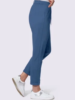 Pantalons jogpants en jersey avec poches et détails raffinés