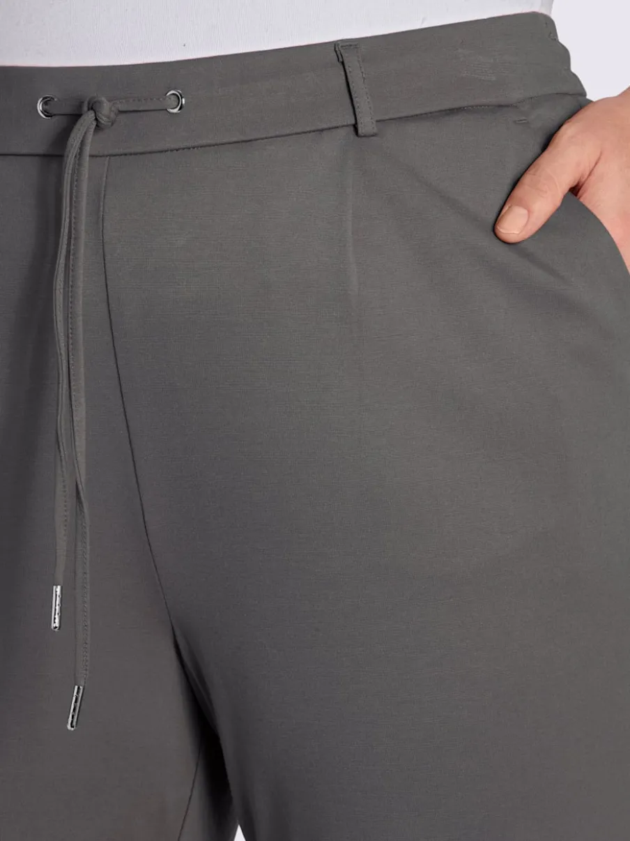 Pantalons jogpants en jersey avec poches et détails raffinés